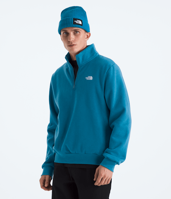 The North Face Men’s Evolution Simple Dome Regular ¼-Zip Pullover (Size: Large): Dusk Blue