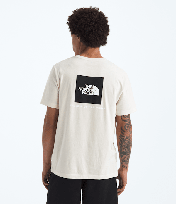 The North Face Men’s Evolution Box NSE Regular Short-Sleeve T-Shirt (Size: XL): White Dune