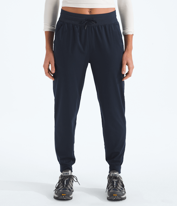 The North Face Women’s Aphrodite Arise Joggers Pants (Size: Small): Summit Navy