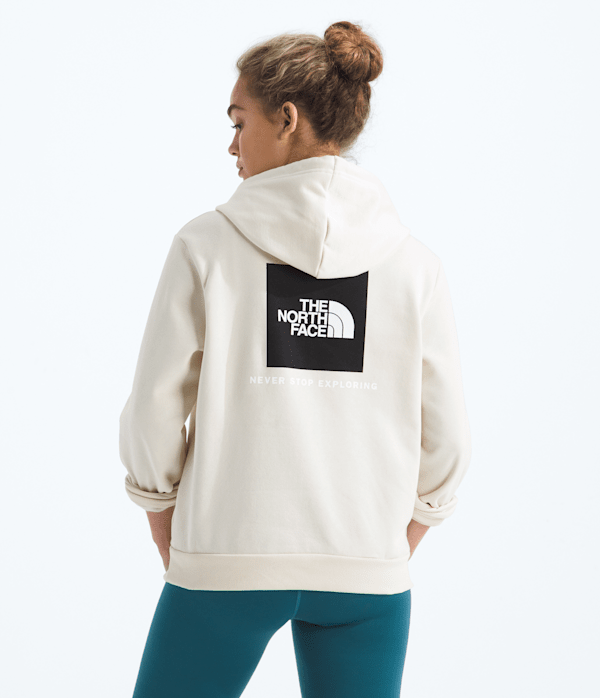 The North Face Women’s Evolution Box NSE Regular Hoodie Sweatshirt (Size: Small): White Dune