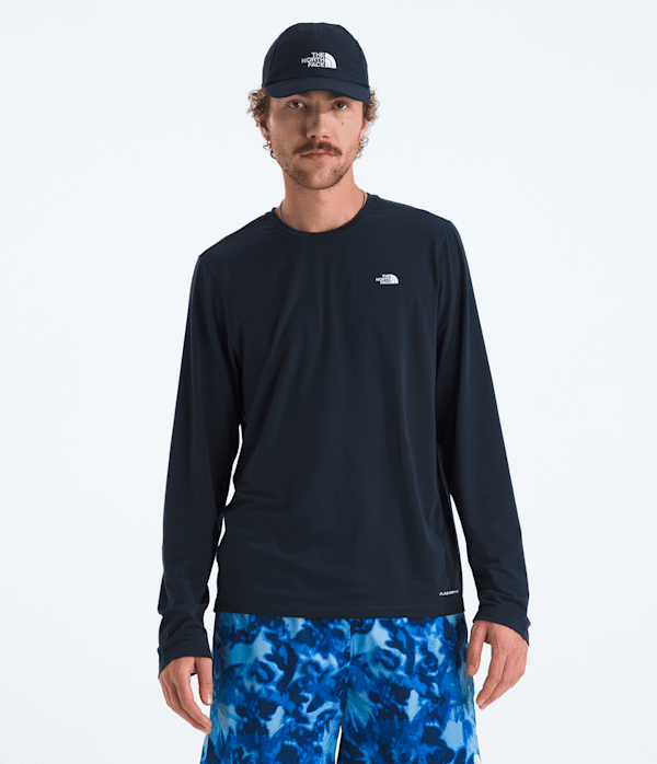 The North Face Men’s Adventure Long-Sleeve T-Shirt (Size: Medium): Summit Navy