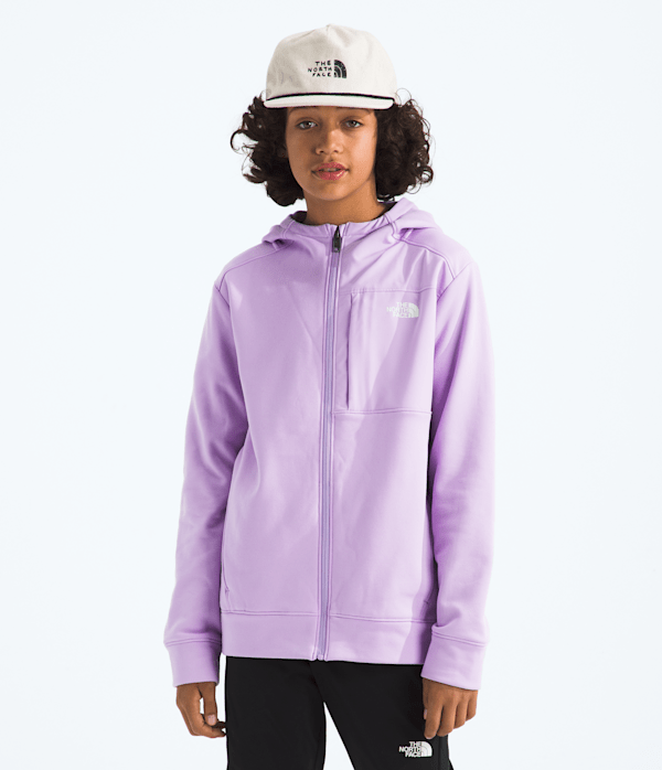 Boys' & Girls' TNF™ Performance Fleece Full-Zip Hooded Jacket
