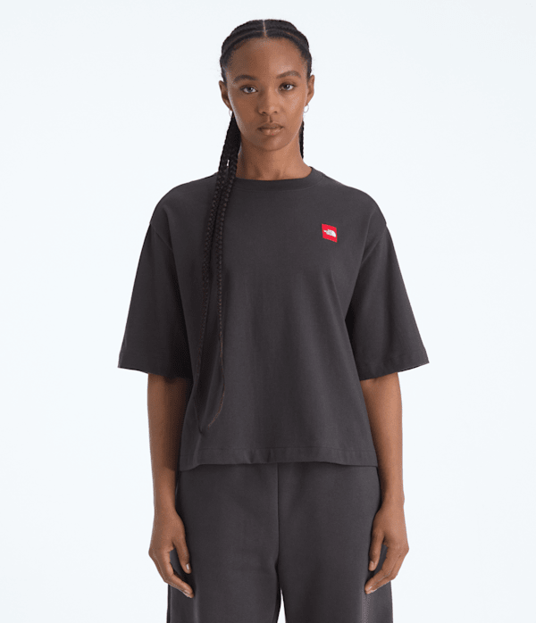Women’s TNF™ Red Box Short-Sleeve Boxy Tee - thumbnail 8