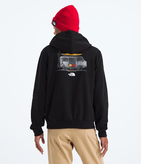 The North Face Men’s Evolution Van Life Hoodie Sweatshirt—graphic (Size: XXL): Black