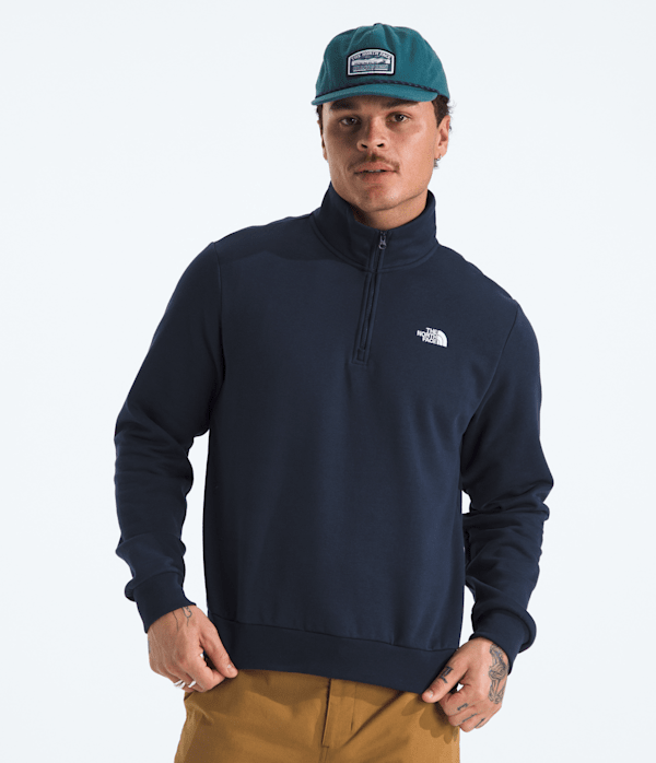 The North Face Men’s Evolution Simple Dome Regular ¼-Zip Pullover (Size: XXL): Summit Navy