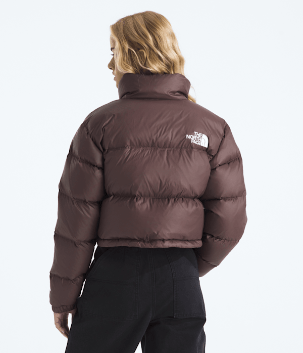 Nuptse Short Doudoune The North Face Crop Women's Nuptse