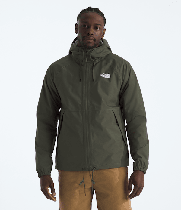 The North Face Men’s Antora Rain Hoodie Waterproof Jacket (Size: XS): New Taupe Green