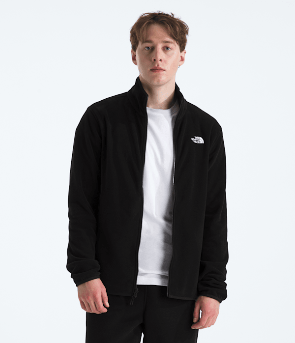 The North Face Men’s Glacier Fleece Jacket (Size: XL): Black