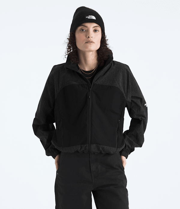 The North Face Women’s Hike Utility Wind Windbreaker Water-Repellent Jacket (Size: XL): Black
