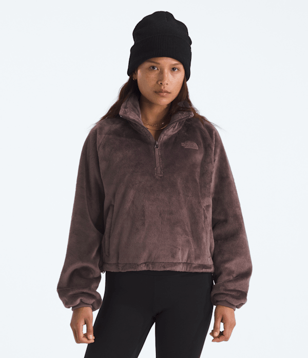 The North Face Women’s Osito Lux ¼-Zip Fleece Jacket Pullover (Size: Large): Tawny Quartz