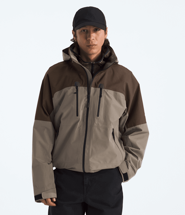 The North Face Men’s Hike Devils Thumb Gore-Tex® Waterproof Jacket (Size: XL): Mocha Brown/Smokey Brown