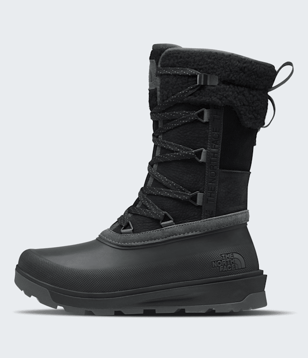 The North Face Women’s Shellista VI Mid Waterproof Boots (Size: 8): Black/Asphalt Grey