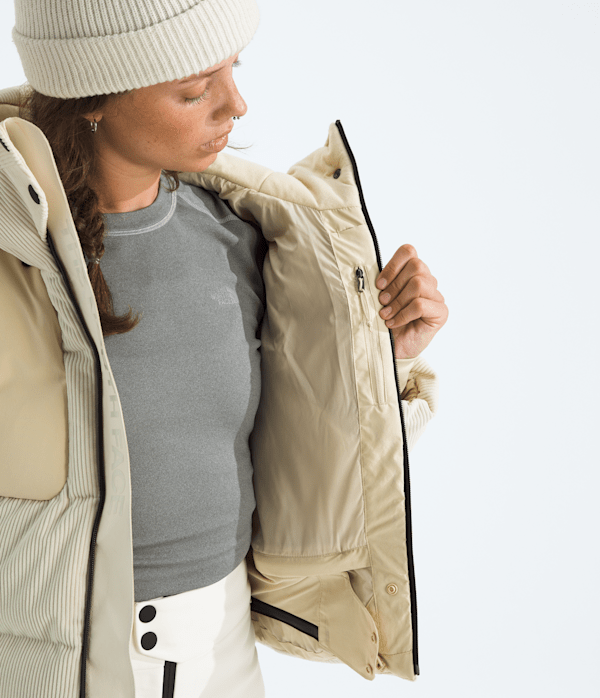 Women's Cold Spell Corduroy Cropped Down Jacket | The North Face