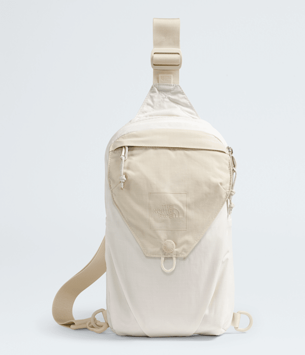 The North Face Glen Canyon Sling Backpack: White Dune/Desert Stone