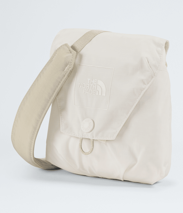 The North Face Glen Canyon Pocket Crossbody: White Dune/Desert Stone