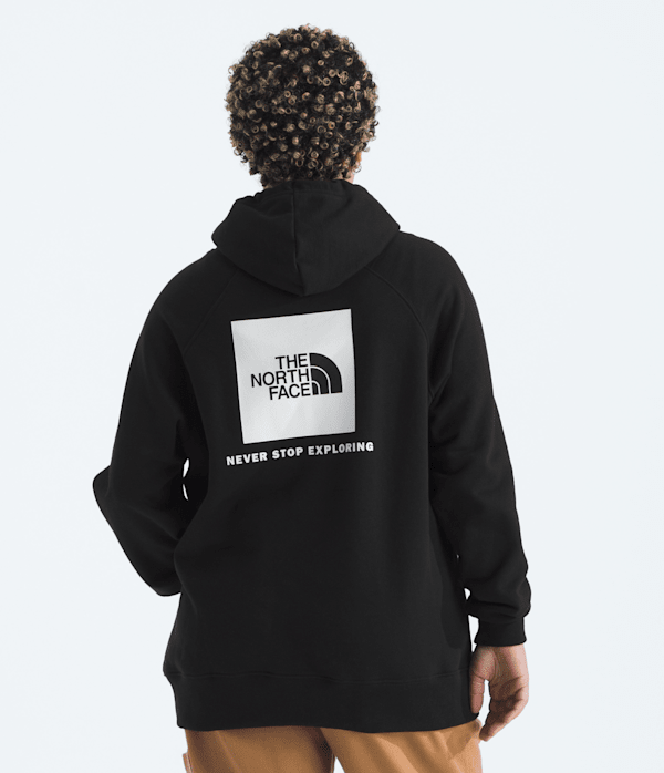 The North Face Women’s Plus Evolution Box NSE Regular Hoodie Sweatshirt (Size: 2X): Black