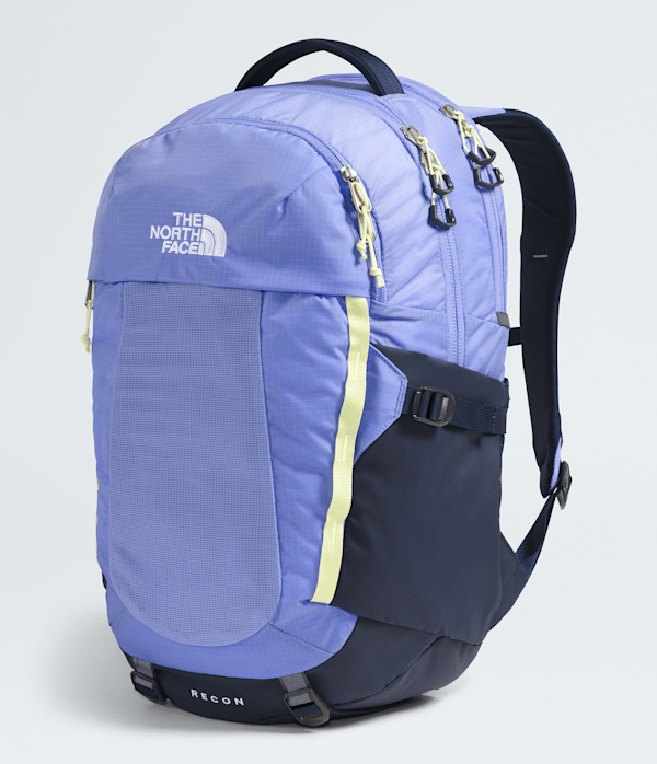 The North Face Women's Recon Backpack: Periwinkle Glow/Summit Navy/Lemon Mist