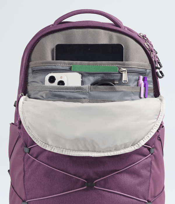 north face backpack women's The Borealis White Dune Hold books and lunch or layers and snacks The North Face Women's Borealis