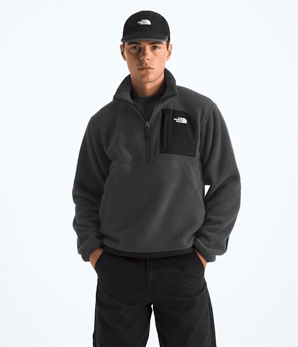The North Face Men’s Yumiori Off Peak ½-Zip Jacket (Size: XXL): Asphalt Grey/Black