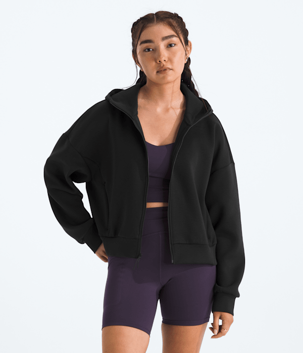 The North Face Women’s Jaida Full-Zip Hooded Jacket (Size: Large): Black