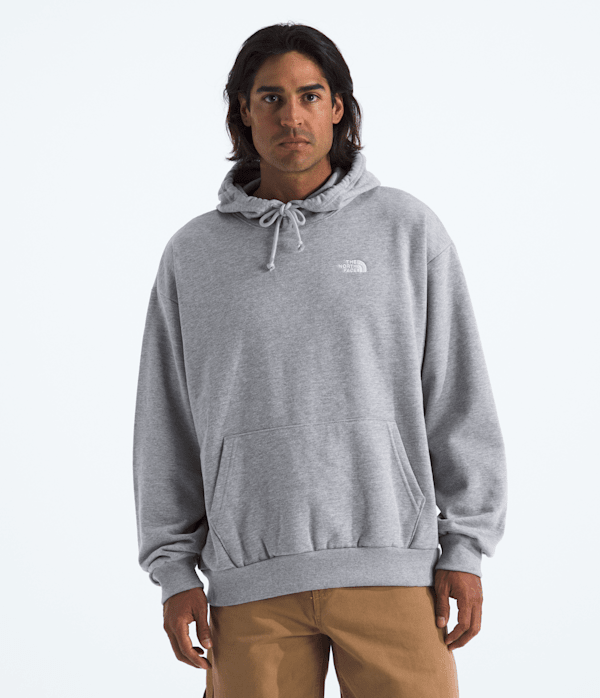 The North Face Men’s Evolution Simple Dome Oversized Hoodie Sweatshirt (Size: Large): Pale Grey Heather
