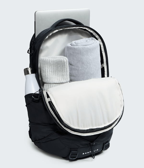 north face borealis backpack patches TNF Black U Borealis Patch/Tnf White it has since become a classic on campus and on the job The North Face Borealis Backpack