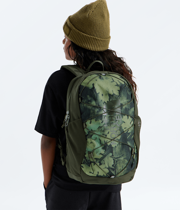 jester mini backpack The North Face Kids' Court - Water-Repellent Travel Bag, Spacious Main Compartment, for Tweens/Young Teens, Asphalt Grey/Led Yellow-NPF, One Size day carrying comfort White and Pink Jester Backpack