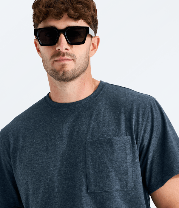 Men’s Tri-Blend Short-Sleeve Pocket Tee - thumbnail 2