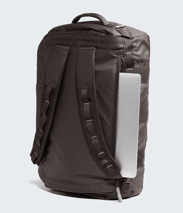 north face duffel bag backpack straps The Base Camp DuffelS TNF Black/TNF White  Sandy Point Progressive Sports The bag features a small zippered pocket The North Face Base Camp