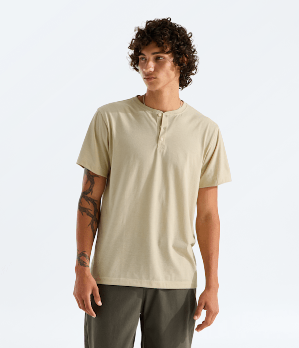 Men’s Tri-Blend Short-Sleeve Henley - thumbnail 4