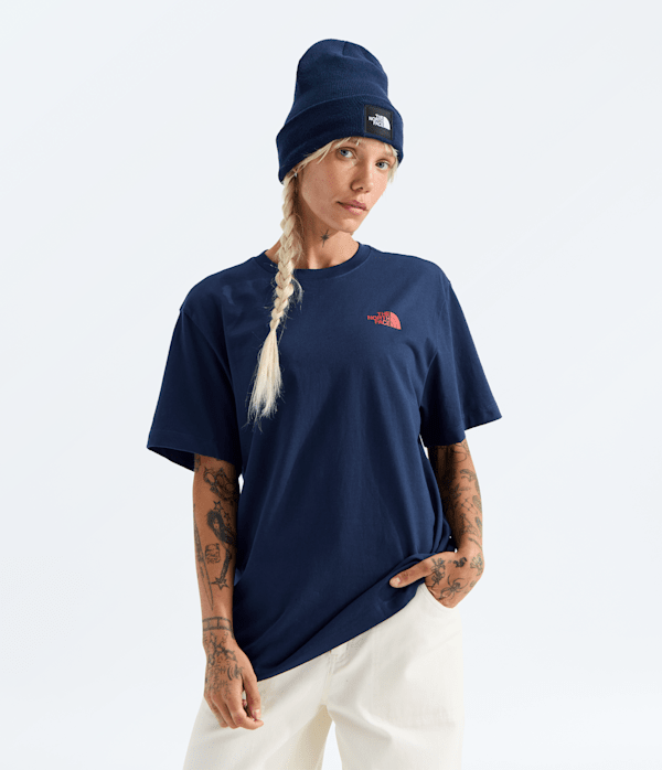 Unisex Distort Logo Relaxed Short-Sleeve Tee - thumbnail 7