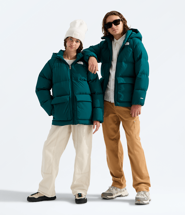 Boys' & Girls' North Down Fleece-Lined Short Parka | The North Face