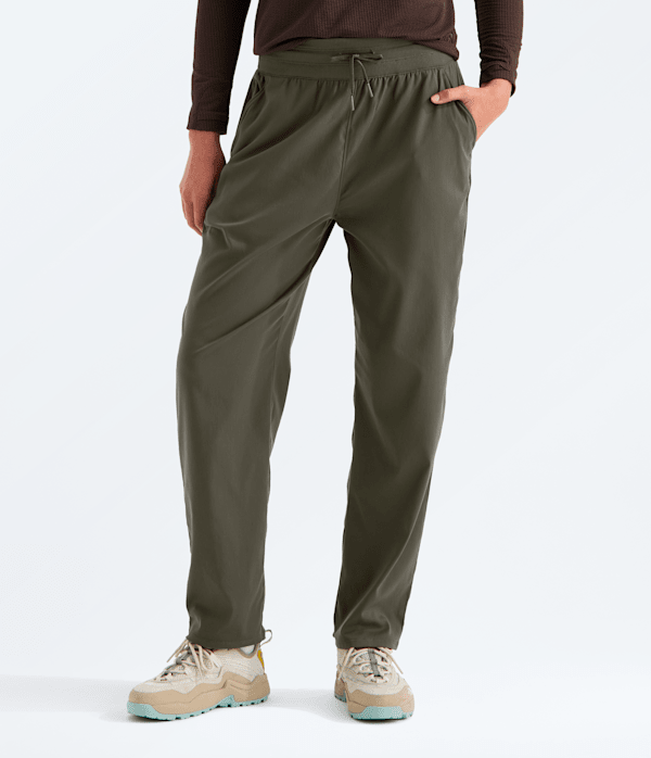 The North Face Women’s Aphrodite Arise Ankle Pants (Size: Medium): New Taupe Green