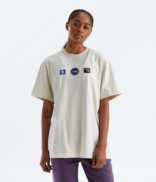 Unisex Explorer Badges Relaxed Short-Sleeve Tee—Graphic - thumbnail 10