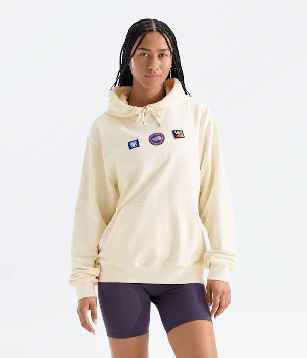 Unisex Explorer Badges Relaxed Hoodie—Graphic - thumbnail 3