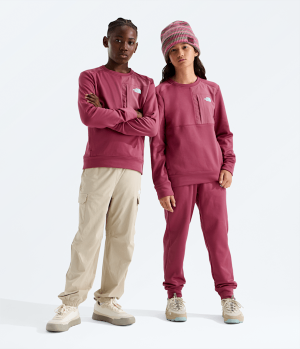 The North Face T-Shirtn TNF™ Performance Fleece Crew (Size: XXL(18/20)): Fermented Clay