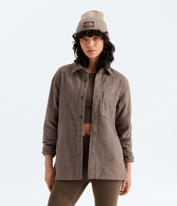Women’s Forest Flannel Long-Sleeve Shacket