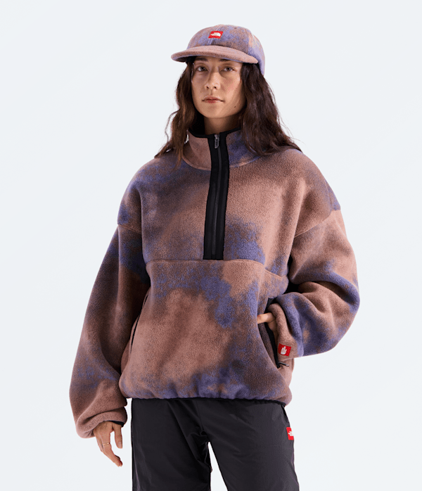 Unisex TNF™ Red Box Printed ½-Zip Fleece | The North Face