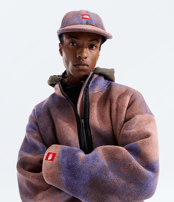 Men's TNF™ Red Box Printed ½-Zip Fleece | The North Face