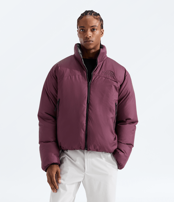 The North Face Men’s Pertex® Nuptse Reversible Jacket (Size: Medium): Deep Burgundy/Black