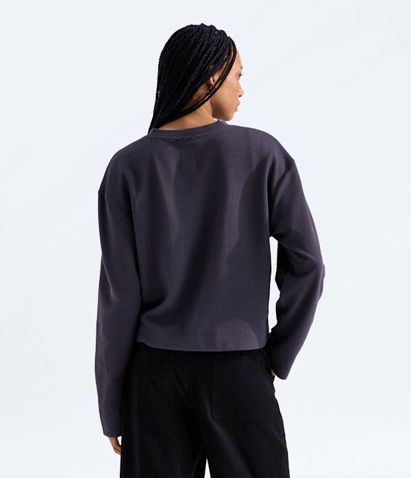 Women’s Ridge Path Waffle Long-Sleeve Henley - thumbnail 6