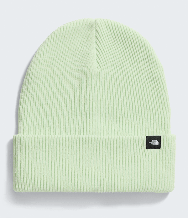 The North Face Aprés Cuff Beanie: Calcified Lime