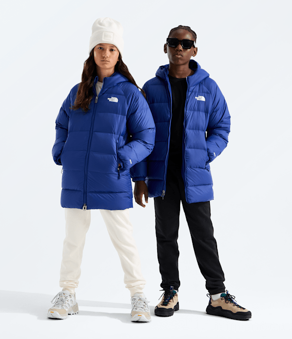 The North Face Boys’ & Girls’ Hydrenalite™ Down Hooded Parka (Kids Size: XXL(18/20)): Bold Blue