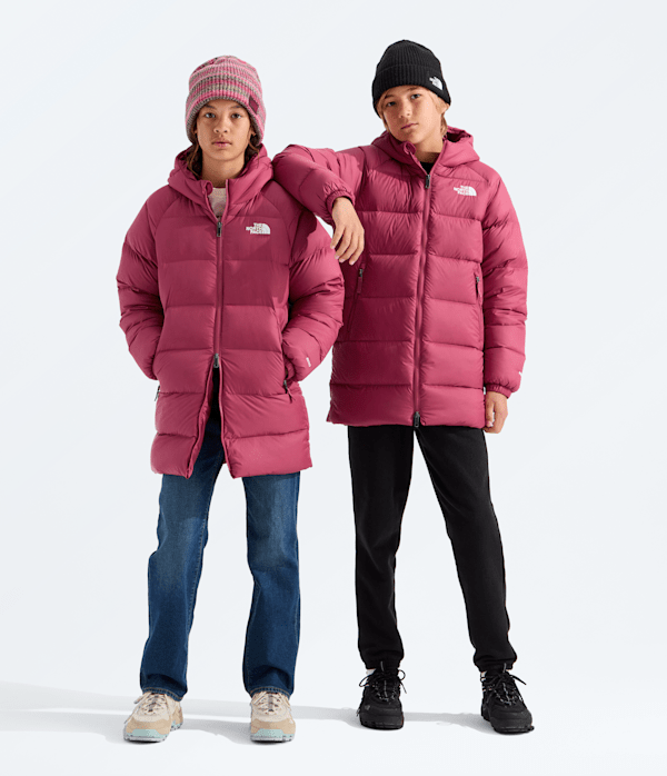 The North Face Boys’ & Girls’ Hydrenalite™ Down Hooded Parka (Kids Size: XXL(18/20)): Fermented Clay