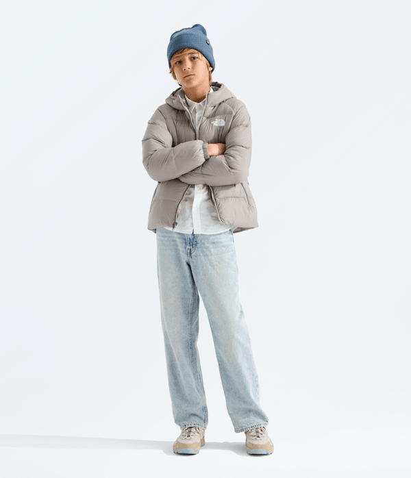 Boys’ Hydrenalite™ Down Hooded Jacket - thumbnail 9