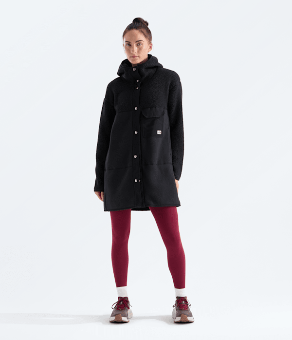 The North Face Women’s Cragmont Fleece Coat (Size: Small): Black/Black