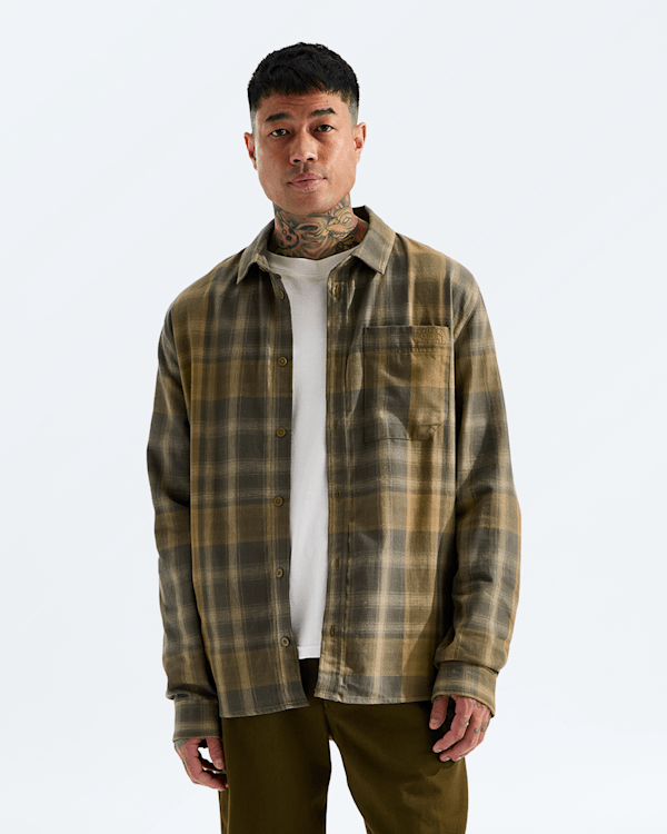 Men’s Mountain Falls Flannel Button-Down Long-Sleeve Shirt - thumbnail 8