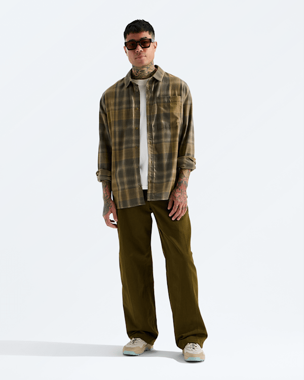 Men’s Mountain Falls Flannel Button-Down Long-Sleeve Shirt - thumbnail 9