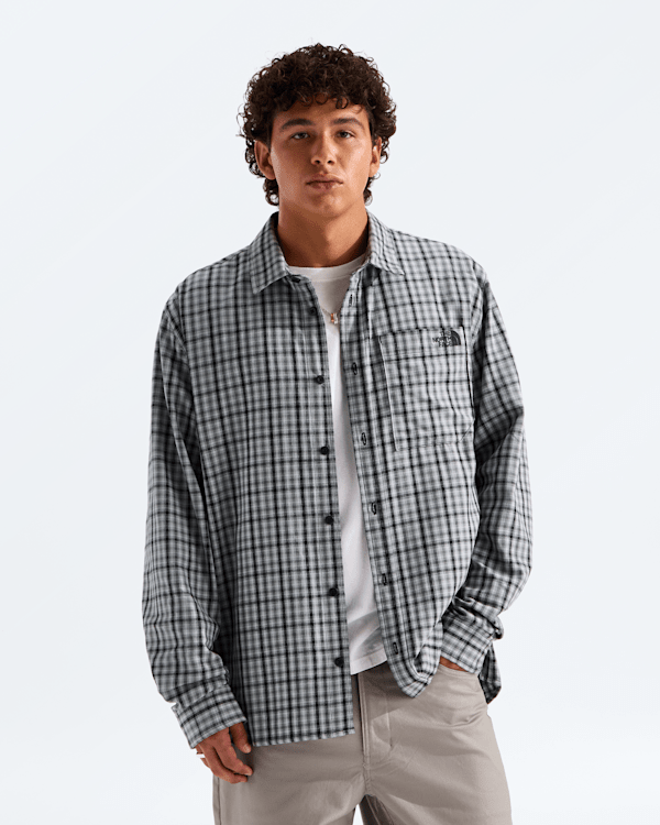 Men’s Mountain Falls Flannel Button-Down Long-Sleeve Shirt - thumbnail 4
