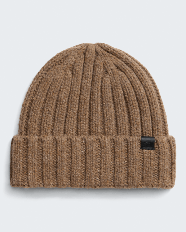 The North Face Merino Wool Beanie: Smokey Brown/Donegal